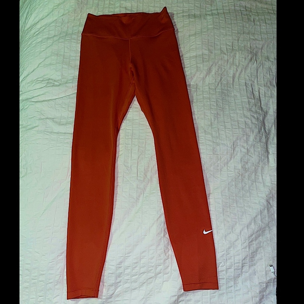 Orange Nike Leggings